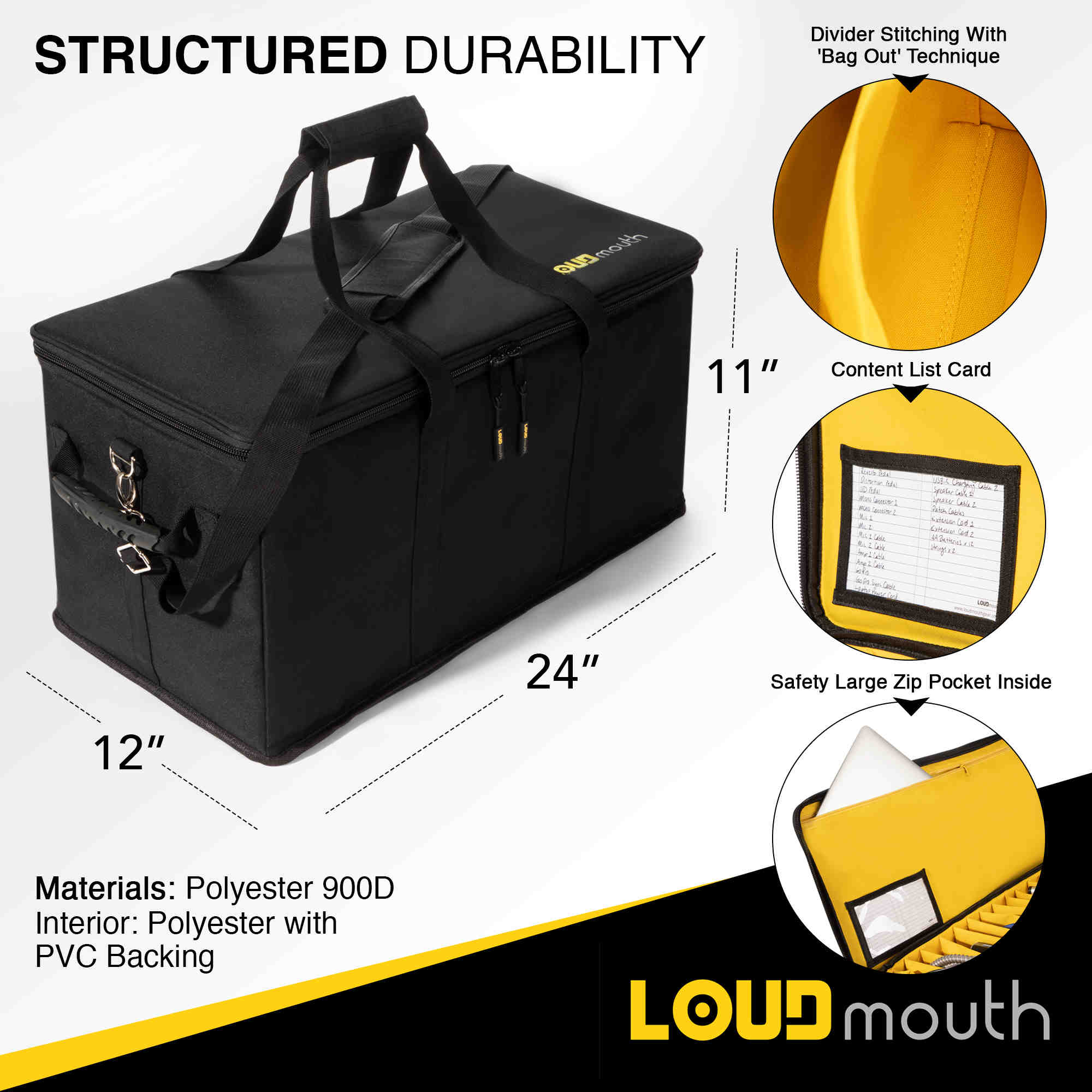 Cable File Bag Infographic